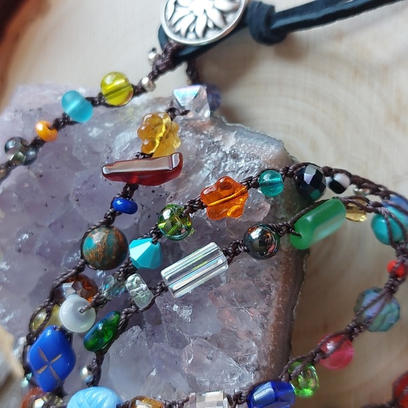 Hand Crafted Layering Necklace Artisan Jewelry by Rust Belt Raised - Picture 11 of 16